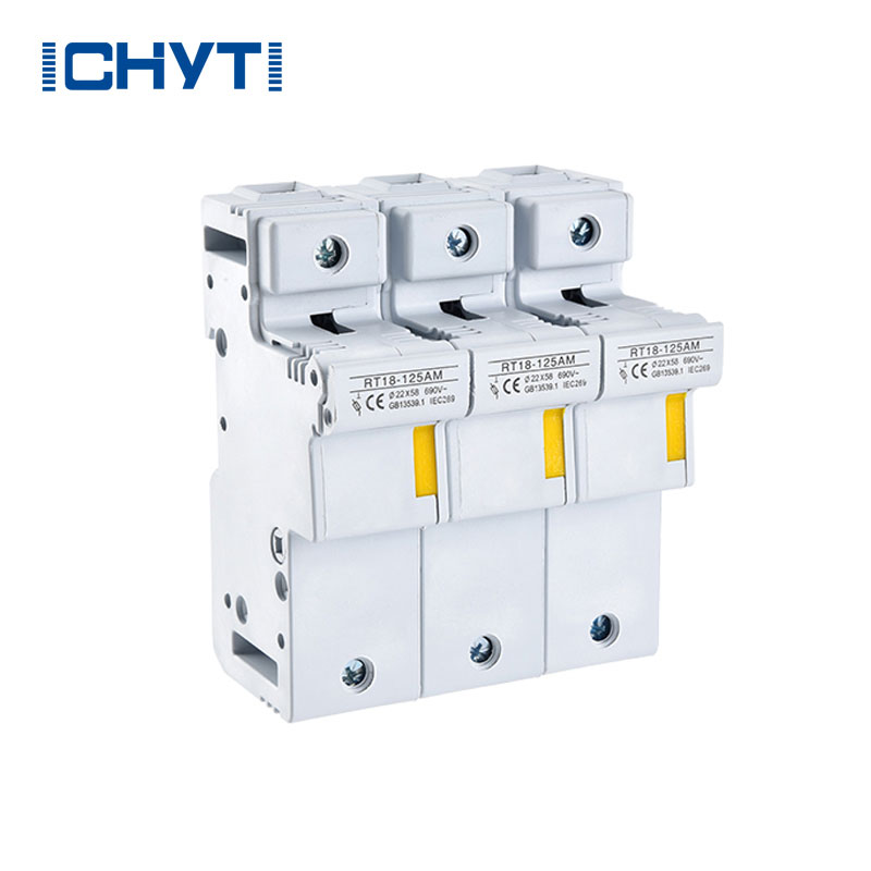 125a 22x58mm Din Rail Ac Fuse Holder