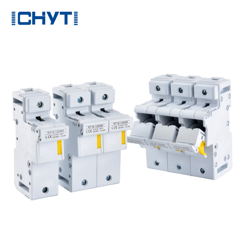 125a 22x58mm Din Rail Ac Fuse Holder