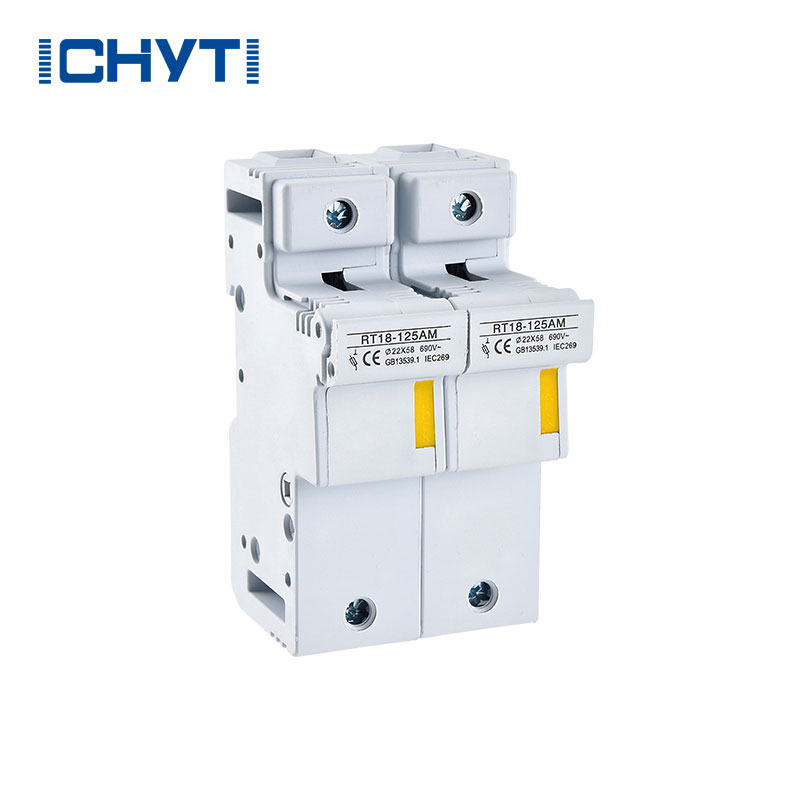 125a 22x58mm Din Rail Ac Fuse Holder