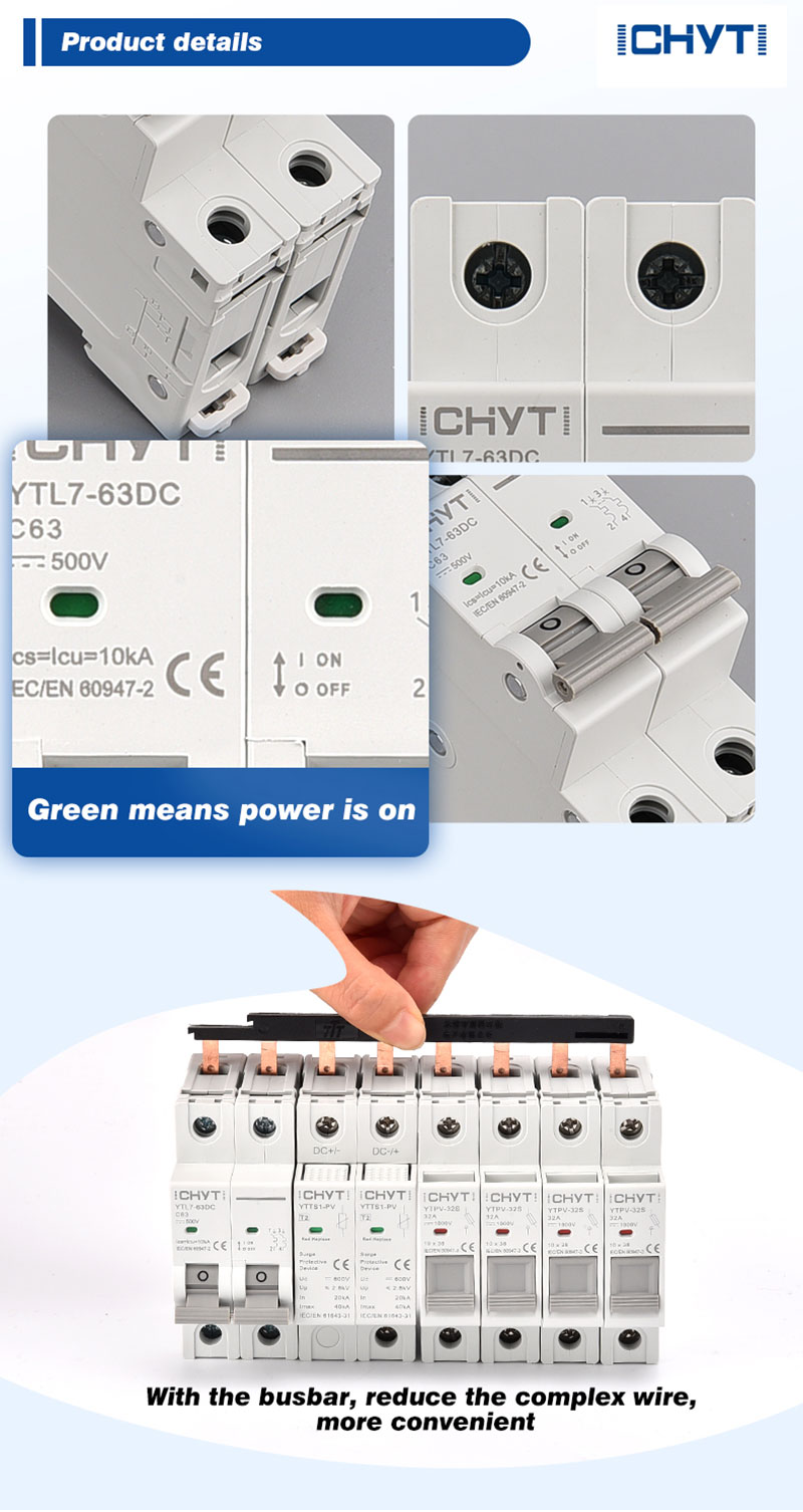 Dc Solar Mcb Circuit Breaker